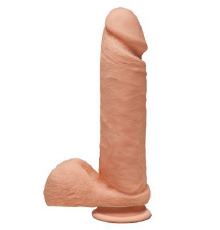 Фаллоимитатор Doc Johnson The D - Perfect D - 8 Inch With Balls - ULTRASKYN, диаметр 5,1см