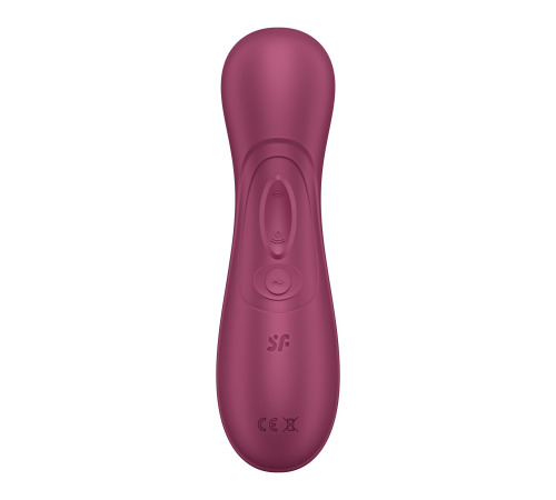 Вакуумный клиторальный стимулятор Satisfyer Pro 2 Generation 3 with Liquid Air Wine Red