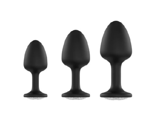 Анальна пробка Dorcel Geisha Plug Diamond XL з кулькою всередині, створює вібрації, макс діаметр 4,5