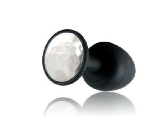 Анальна пробка Dorcel Geisha Plug Diamond XL з кулькою всередині, створює вібрації, макс діаметр 4,5