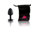 Анальна пробка Dorcel Geisha Plug Diamond XL з кулькою всередині, створює вібрації, макс діаметр 4,5