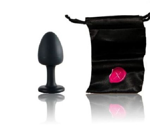 Анальна пробка Dorcel Geisha Plug Diamond XL з кулькою всередині, створює вібрації, макс діаметр 4,5