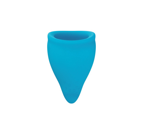 Менструальная чаша Fun Factory FUN CUP SIZE A, бирюзовая, многоразовая, диаметр 4 см, объем 20 мл
