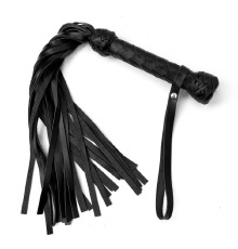 Флоггер маленький / мартинет, 30 хвостов по 35 см, цвет черный