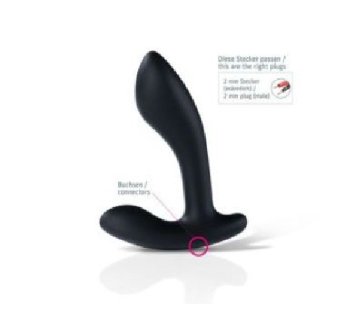 Массажер простаты Mystim Flexing Flavio с моделированием формы для электростимулятора, диаметр 3см