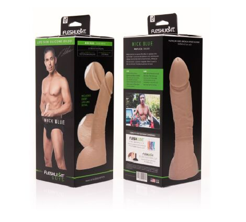 Фалоімітатор Fleshlight Guys: Mick Blue Dildo, за зліпком пеніса