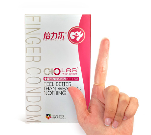 Презерватив на палец, смазка на водной основе (8шт.)