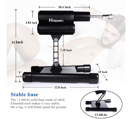 Смарт секс-машина Hismith AK-03 Sex Machine APP з фалоімітатором, особливо стійка, не потребує склад