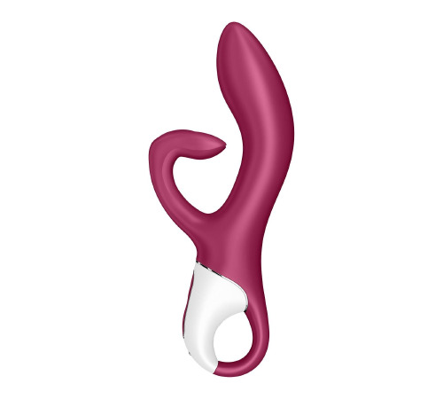 Вибратор кролик с тройным отростком Satisfyer Embrace me Berry, 2 мотора, диаметр 3,6 см
