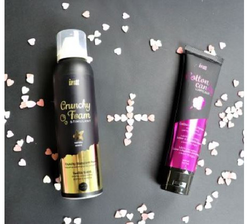 INTT Promo 2: Массажная пена Crunchy Foam Vanilla (150 мл) + смазка Cotton Candy (100 мл) бесплатно