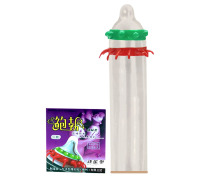 Презервативы с усиками и шипами 1 шт сиреневая упаковка