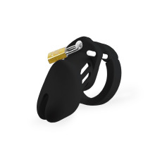 Мужской пояс верности, силиконовый, цвет Черный