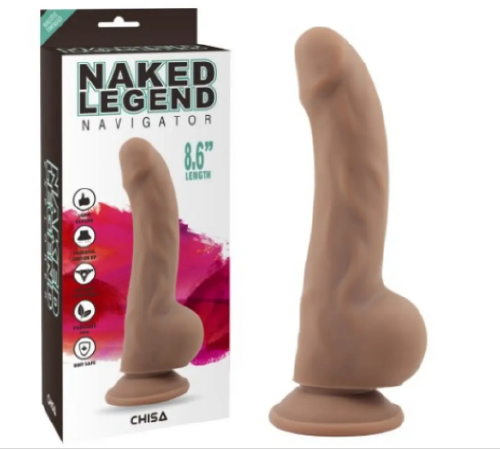 Фаллоимитатор на присоске мулат Chisa Naked Legend Navigator 8.6 