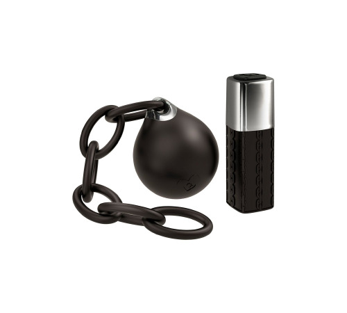 Мощное виброяйцо Rocks Off Ball & Chain с пультом ДУ