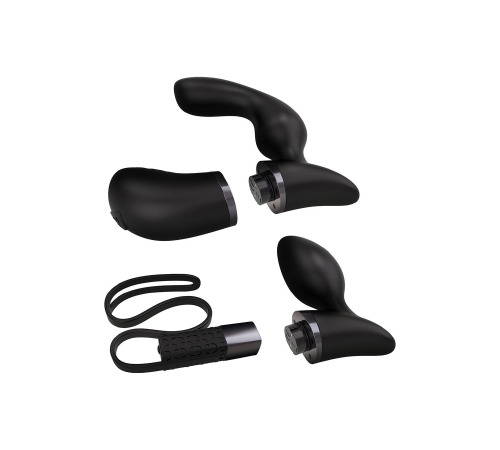 Преміумнабір для чоловіків 2в1 Rocks Off Fuzion Xchange з пультом ДК (масажер та вібропробка)