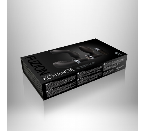 Преміумнабір для чоловіків 2в1 Rocks Off Fuzion Xchange з пультом ДК (масажер та вібропробка)