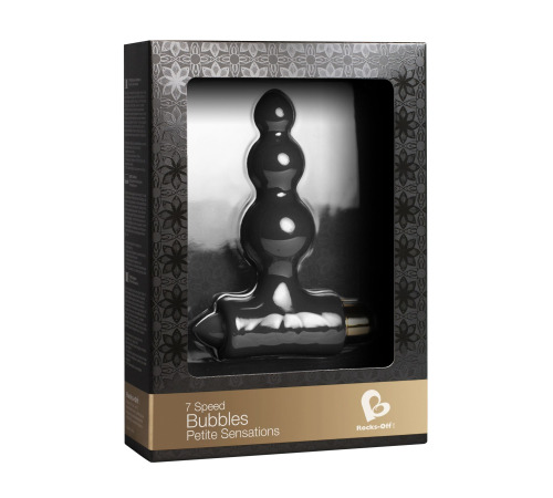 Анальный вибратор Rocks Off Petite Sensations - Bubbles Black