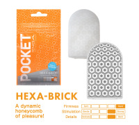 Мастурбатор TENGA Pocket Hexa-Brick