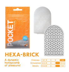Мастурбатор TENGA Pocket Hexa-Brick