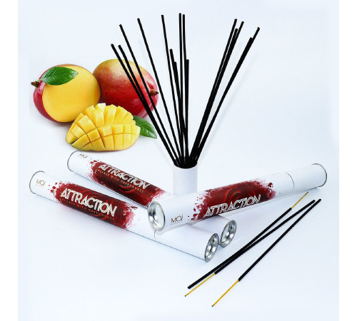 Ароматические палочки с феромонами и ароматом манго MAI Mango (20 шт) для дома, офиса, магазина
