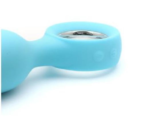 Анальна вібропробка KISTOY Orville Blue, діаметр 3 см