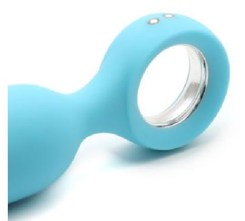 Анальна вібропробка KISTOY Orville Blue, діаметр 3 см