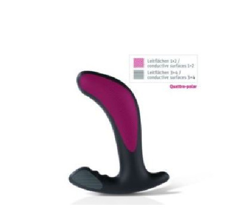 Масажер простати Mystim Twisting Tom з моделюванням форми для електростимулятора, діаметр 3,7 см