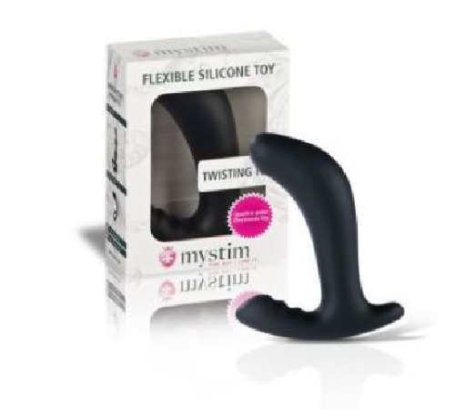 Масажер простати Mystim Twisting Tom з моделюванням форми для електростимулятора, діаметр 3,7 см