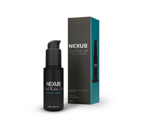 Розслаблюючий анальний лубрикант на водній основі Nexus RELAX - Anal Relaxing Gel 50ml