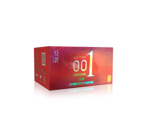 Ультратонкие презервативы Double Benefit 0.01 Air Thin, Красные 10шт, разогревающий эффект