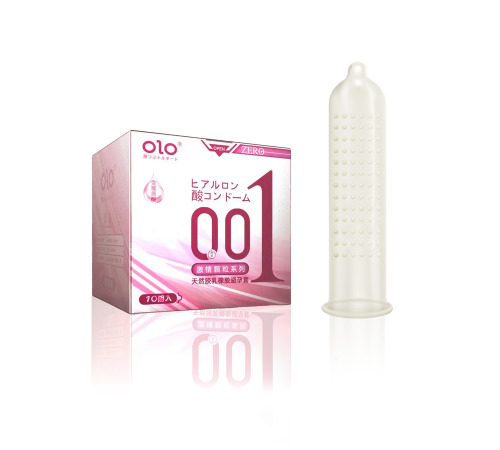 Ультратонкі презервативи OLO Climax з гілауроной кислотою в якості мастила 10 шт