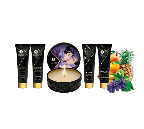 Подарочный набор Shunga GEISHAS SECRETS - Exotic Fruits: для шикарной ночи вдвоем