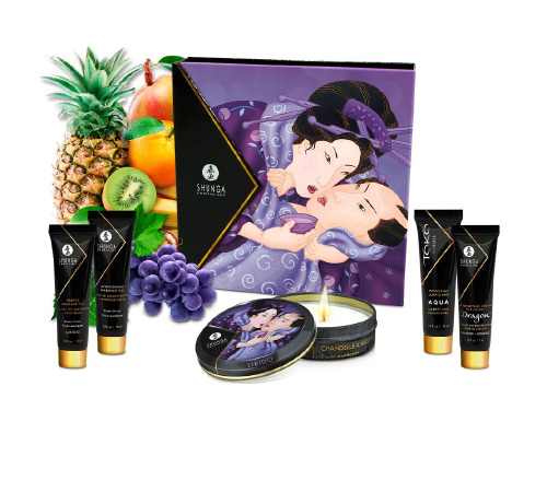 Подарочный набор Shunga GEISHAS SECRETS - Exotic Fruits: для шикарной ночи вдвоем