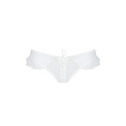 Трусики в горошок, з рюшами та шнурівкою Fatin Thong white S/M - Passion