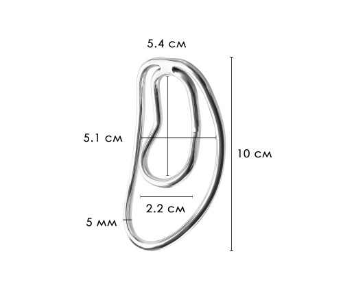 Металлическое кольцо для пениса и машонки, Серебро