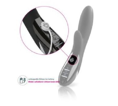 Вібратор-кролик з електростимуляцією Mystim Daring Danny eStim Black, міостимулятор