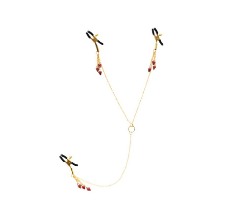 Зажимы для сосков и клитора Art of Sex - Strawberry