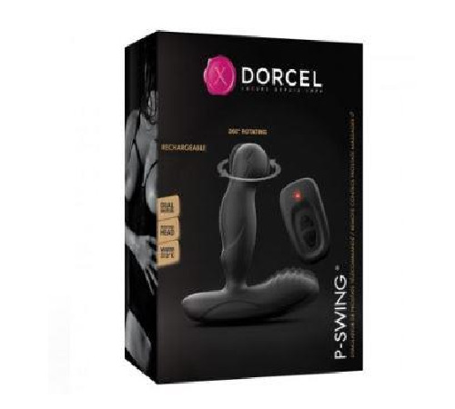 Массажеры простаты Dorcel P-Swing с вращающейся головкой, пультом ДУ и подогревом