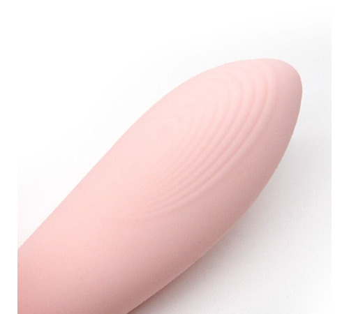 Вакуумний вібратор KISTOY Tina Mini Light Pink, вагінально-кліторальний