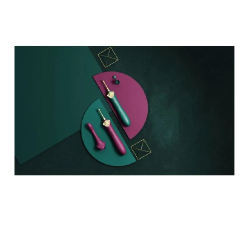 Вібратор двосторонній універсальний Zalo Bess із насадками Black