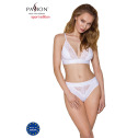 Трусики с широкой резинкой и кружевом Passion PS001 PANTIES white, size M