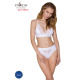 Трусики с широкой резинкой и кружевом Passion PS001 PANTIES white, size M