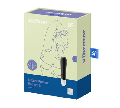 Вибропуля перезаряжаемая Satisfyer Ultra Power Bullet 2 Black