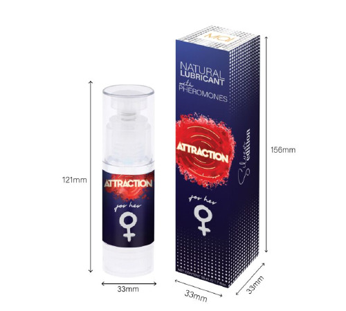 Смазка на водной основе MAI Attraction for Her (50 мл) с феромонами для нее