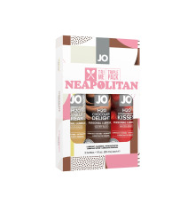 Набір System JO Tri-Me Triple Pack — Neapolitan (3×30 мл) три різні смаки оральних змазок