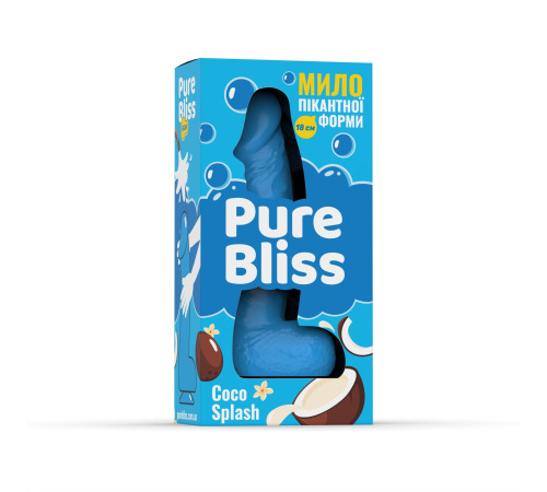 Ароматне мило пікантної форми Pure Bliss Blue Coco Splash (Кокосове молоко) 18 см