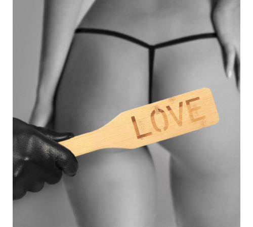 Шлепалка бамбуковая Love