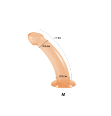 Фаллоимитатор на присоске Jiuxi, M, Телесный