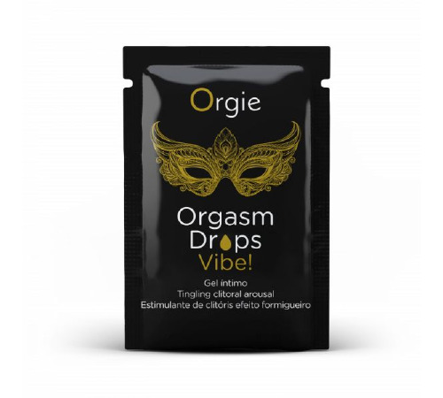 ПРОБНИК клиторальные капли с вибрацией ORGASM DROPS VIBE! Orgie