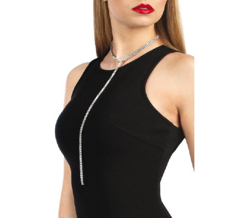 Колье со стразами Bijoux Pour Toi - Audrey Silver